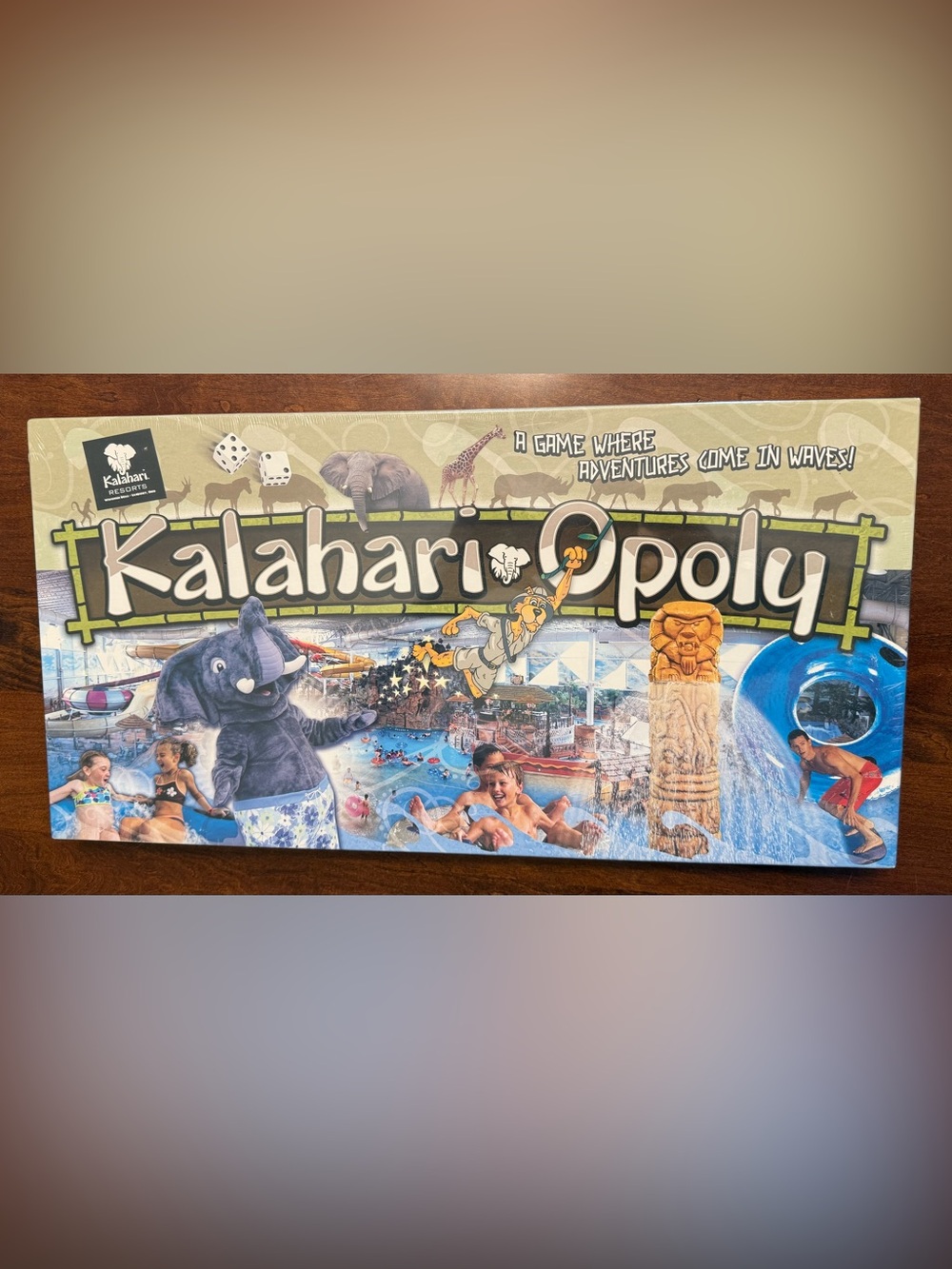 Kalahari-opoly Kalahariopoly Kalahari Resort Themed Monopoly Brand New Sealed.